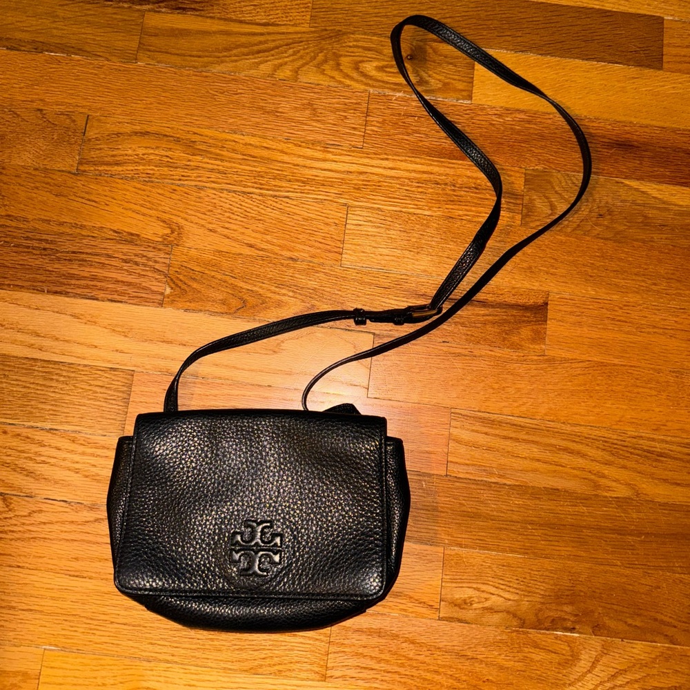 Tory Burch black crossbody purse
